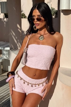 Boheme Shorts - Baby Pink