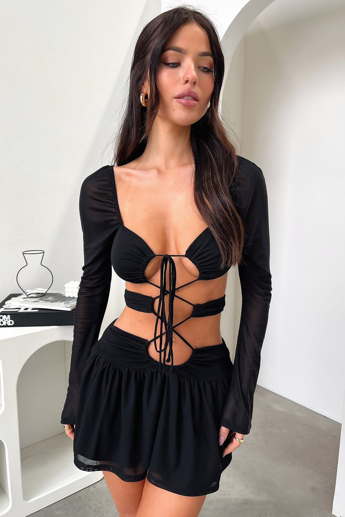 Ileana Dress - Black - Image 4