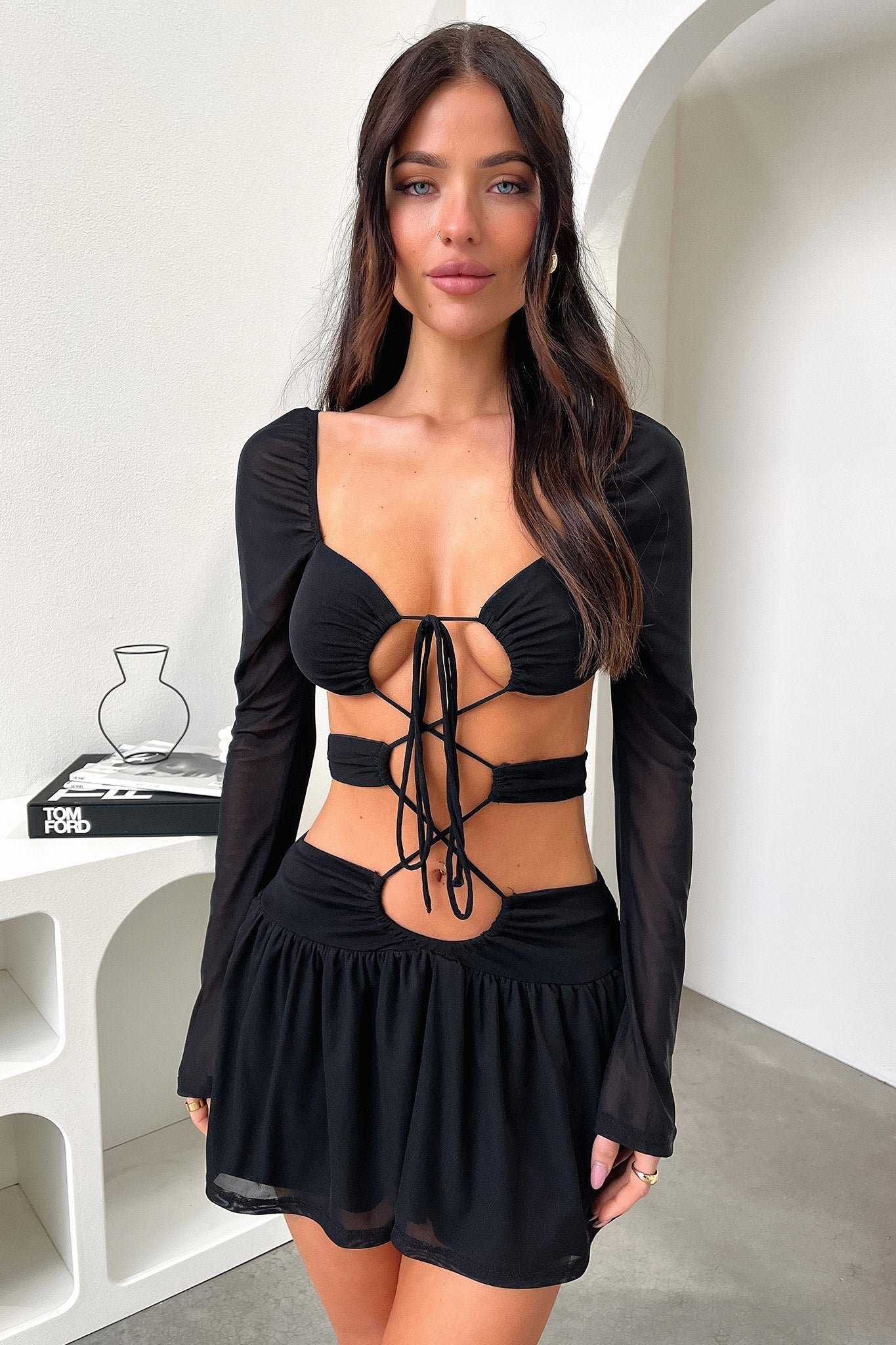 Ileana Dress - Black - Image 2