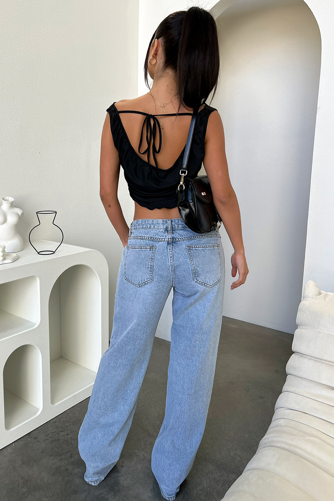 Marcus Low Rise Jeans - Blue - Image 4