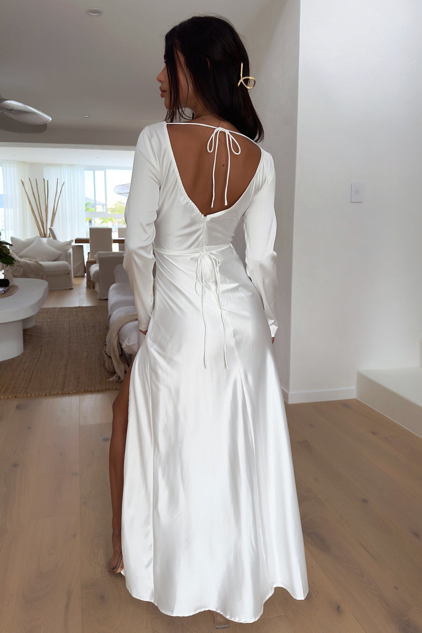 Perrie Maxi Dress - White - Image 5