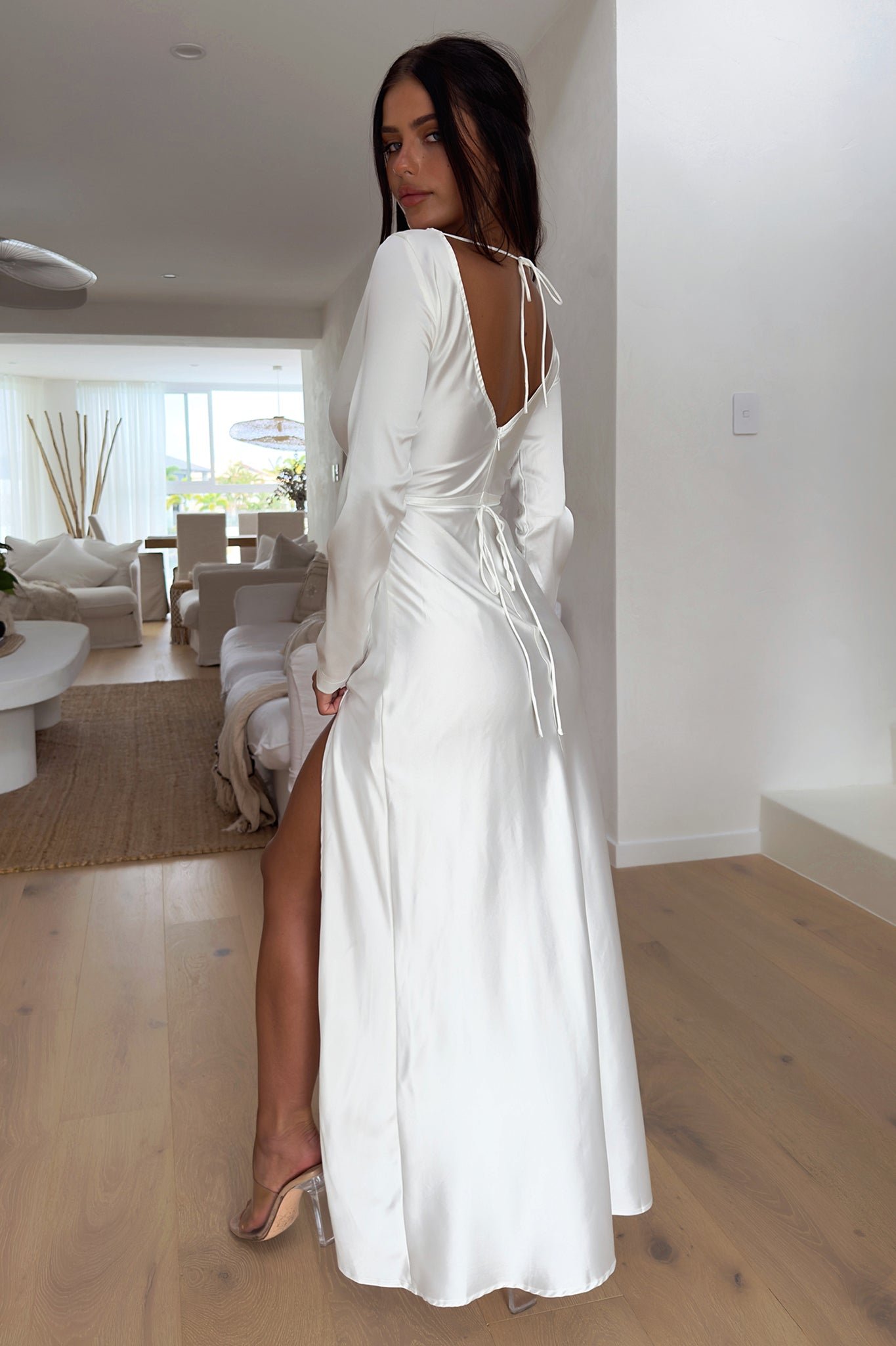 Perrie Maxi Dress - White - Image 4